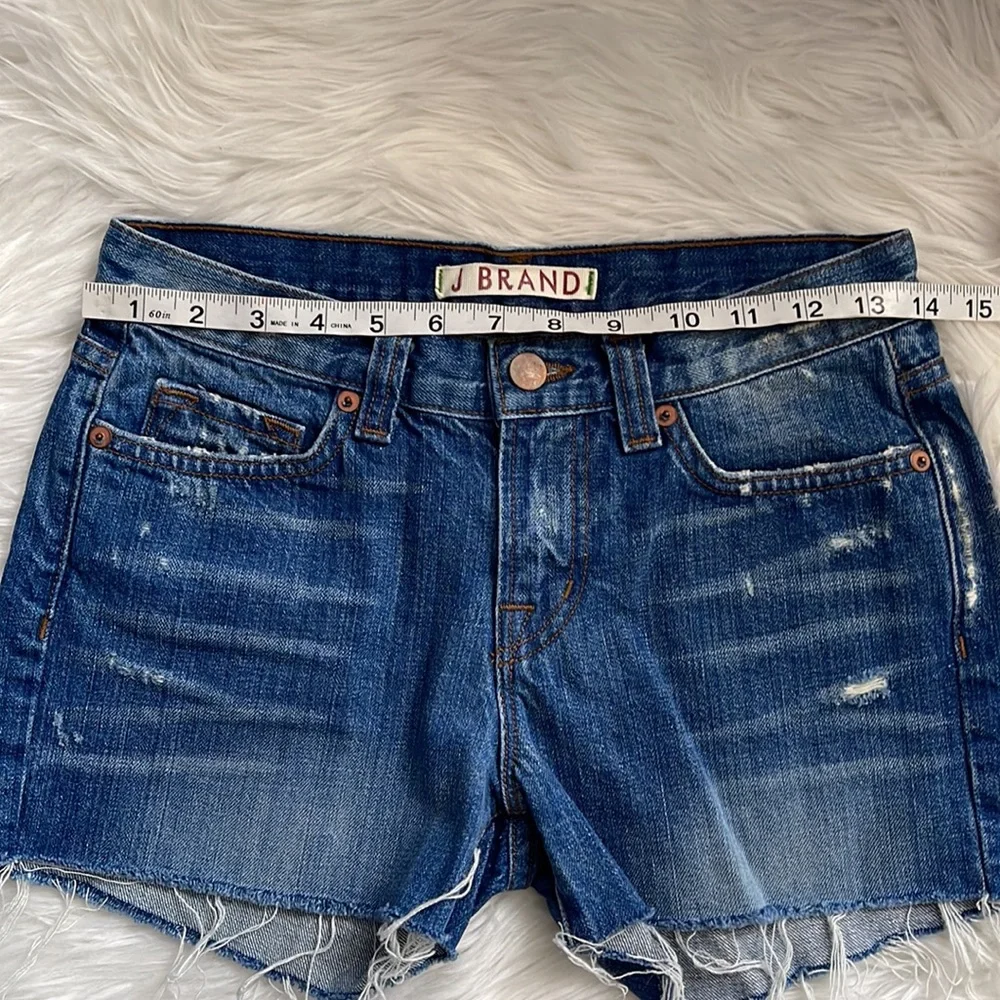 J Brand Libra Cut-Off Denim Shorts Size 25
